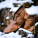 Viking shoes, viking turn shoes, medieval shoes, haithabu shoes, re-enactment shoes