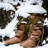 Viking shoes, Haithabu 3 toggle, Re-enactment boots