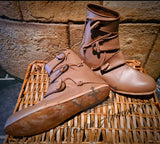 Viking shoes, Haithabu 3 toggle, Re-enactment boots