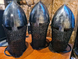 Viking Helmet, Conical Medieval Helmet, Norman helmet