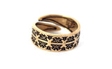Viking Bronze Wolf tooth Hangvar Ring