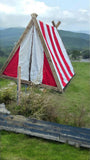 Viking tent, Oseberg Viking tent for Viking Reenactment, A frame Viking tent
