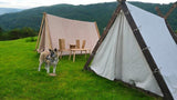 Viking tent, Oseberg Viking tent for Viking Reenactment, A frame Viking tent