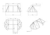 Saxon Geteld Tent, Medieval tent for Reenactment