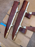 Seax and Scabbard for medieval and viking reenactment