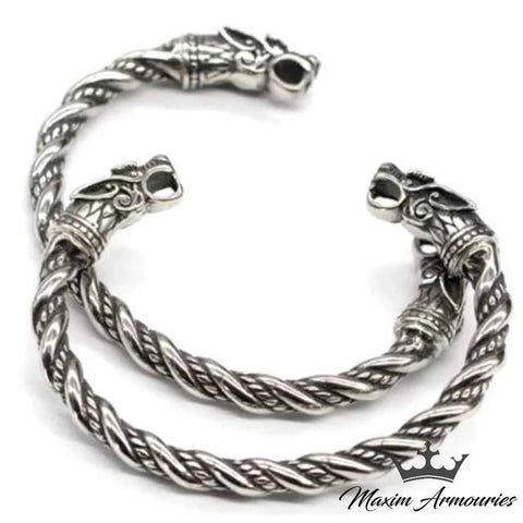 Viking Arm Ring Wolf
